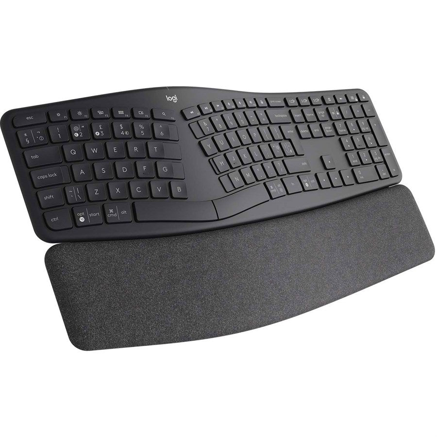Logitech ERGO K860 Wireless Split Ergonomic Keyboard | Color Black | Best Computer Accessories in Bahrain | Halabh