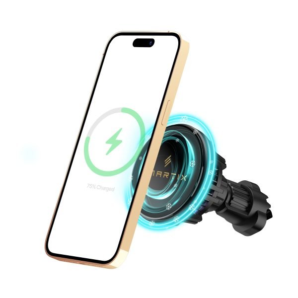 Smartix Magnetic Cooling Wireless Car Charger | Mobile Accessories | Halabh.com