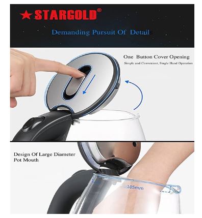 Stargold Electric Glass Kettle - SG-1451
