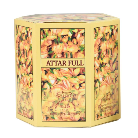 Attar Full Box 6 x 6ml Roll On Perfume Oil - ATTAR FULL(6PCS) | fragrance | luxury | beauty | captivating scent | long-lasting | elegance | alluring aroma | gender-neutral | olfactory masterpiece | Halabh.com