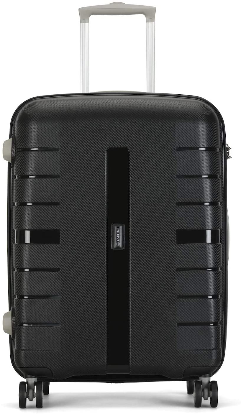Cartlon Voyager Luggage Trolley Bag 55cm Black