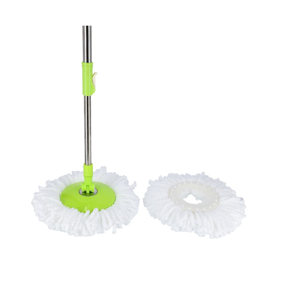 Royalford Easy Spin Mop and Bucket Set Green