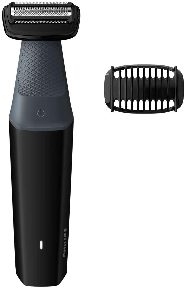 Philips Body Groomer, Series 3000, Showerproof with Skin Comfort System, Corded and Cordless Use - BG3010