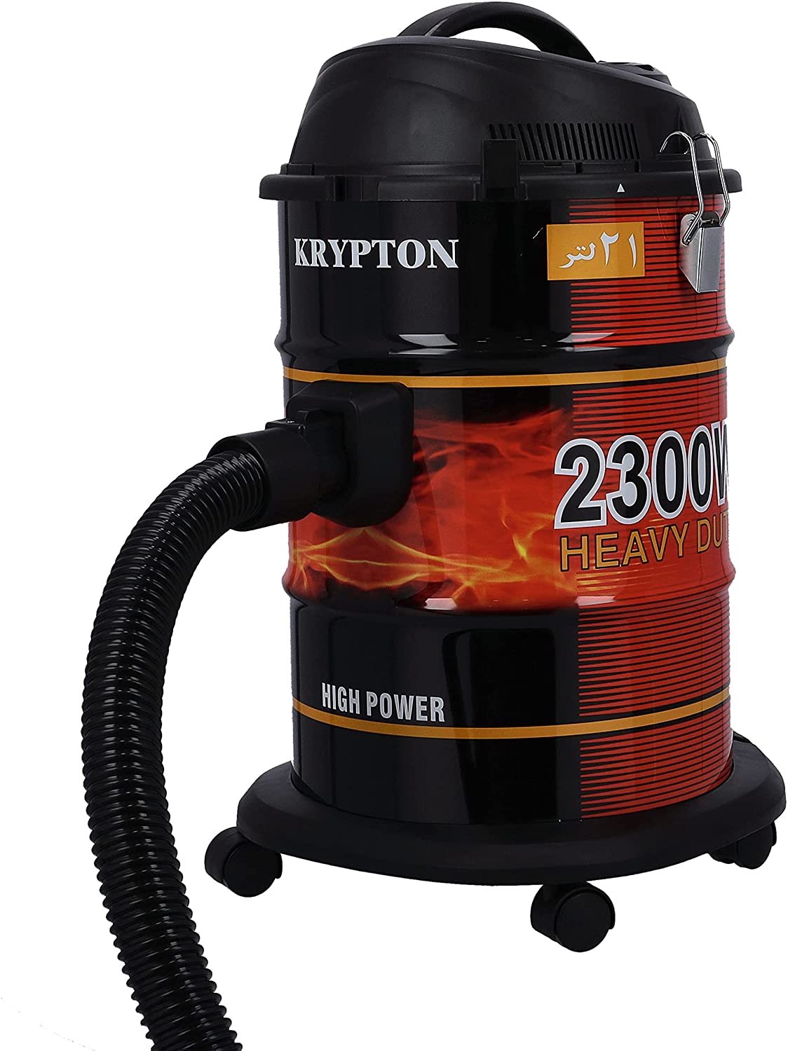 Krypton 2300Watts Drum Vacuum Cleaner Black
