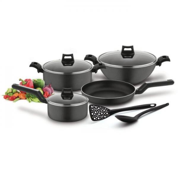 Black & Decker Non Stick Pan Set 9 Pcs | Kitchen Appliance | Halabh.com