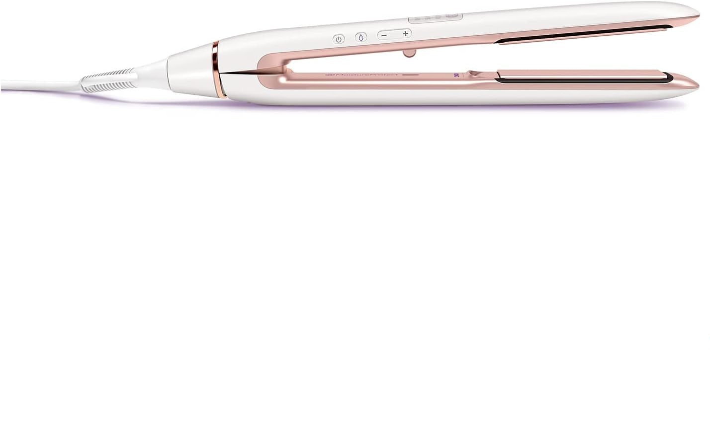 Philips Moisture Protect Hair Straightener | Color White & Pink | Best Personal Care Accessories in Bahrain | Halabh