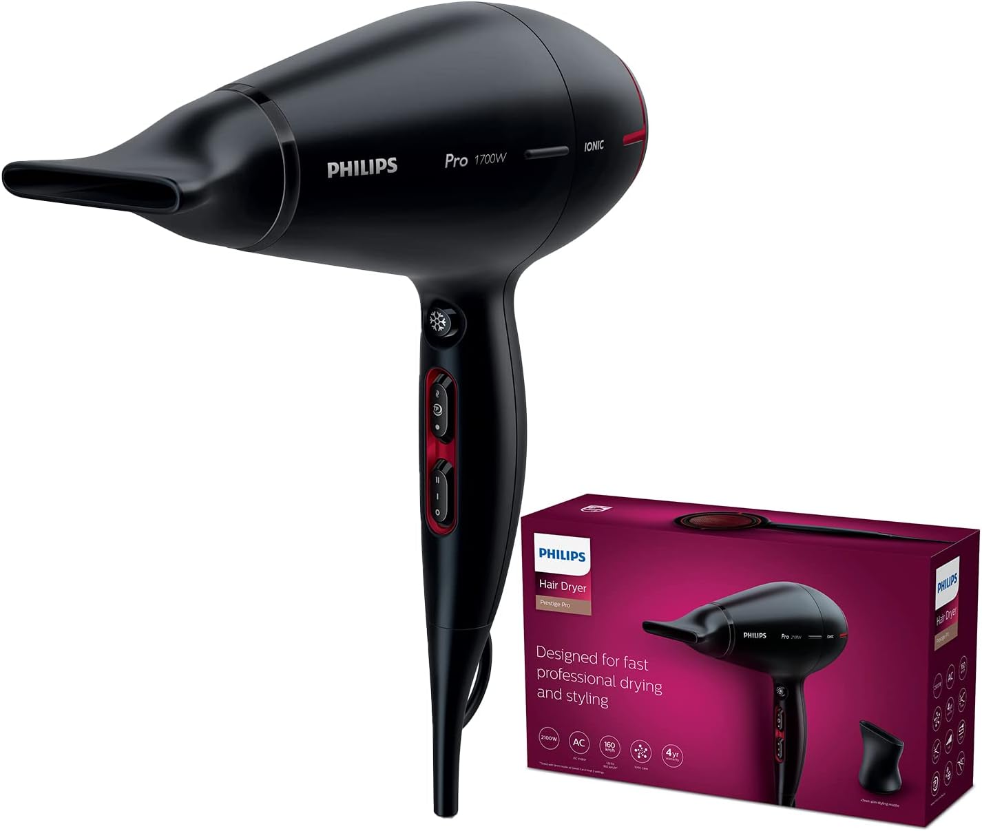 Philips Pro Hair Dryer | Color Black | Best Personal Care Accessories in Bahrain | Halabh