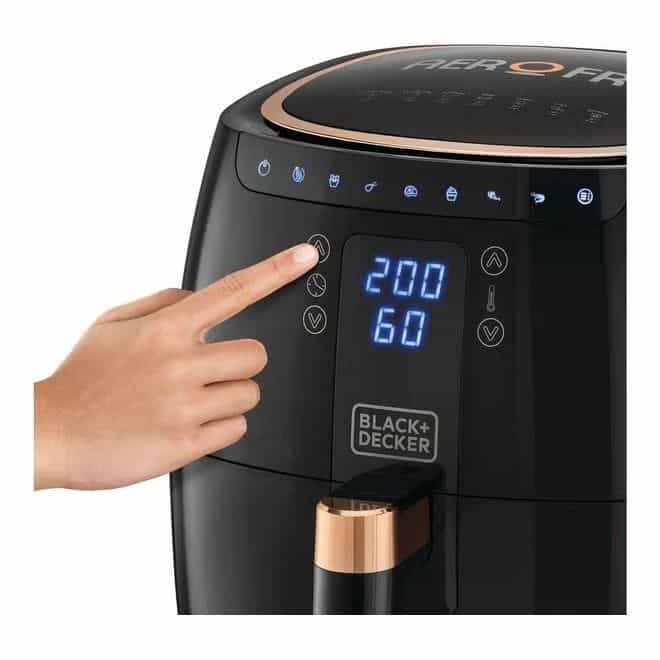 Black & Decker Digital 7-in-1 Multifunction Air Fryer 1.4Kg | Kitchen & Appliances | Halabh.com