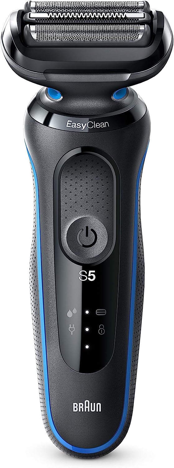 Braun Series 5 Electric Shaver | Color Blue | Best Personal Care Accessories in Bahrain | Halabh