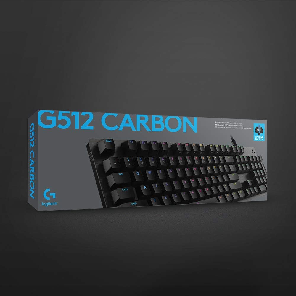 Logitech G512 Clicky Mechanical Gaming Keyboard | Color Black | Best Gaming Accessories in Bahrain | Halabh