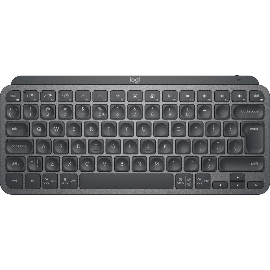 Logitech MX Keys Mini Minimalist Wireless Illuminated Keyboard | Color Graphite | Best Computer Accessories in Bahrain | Halabh