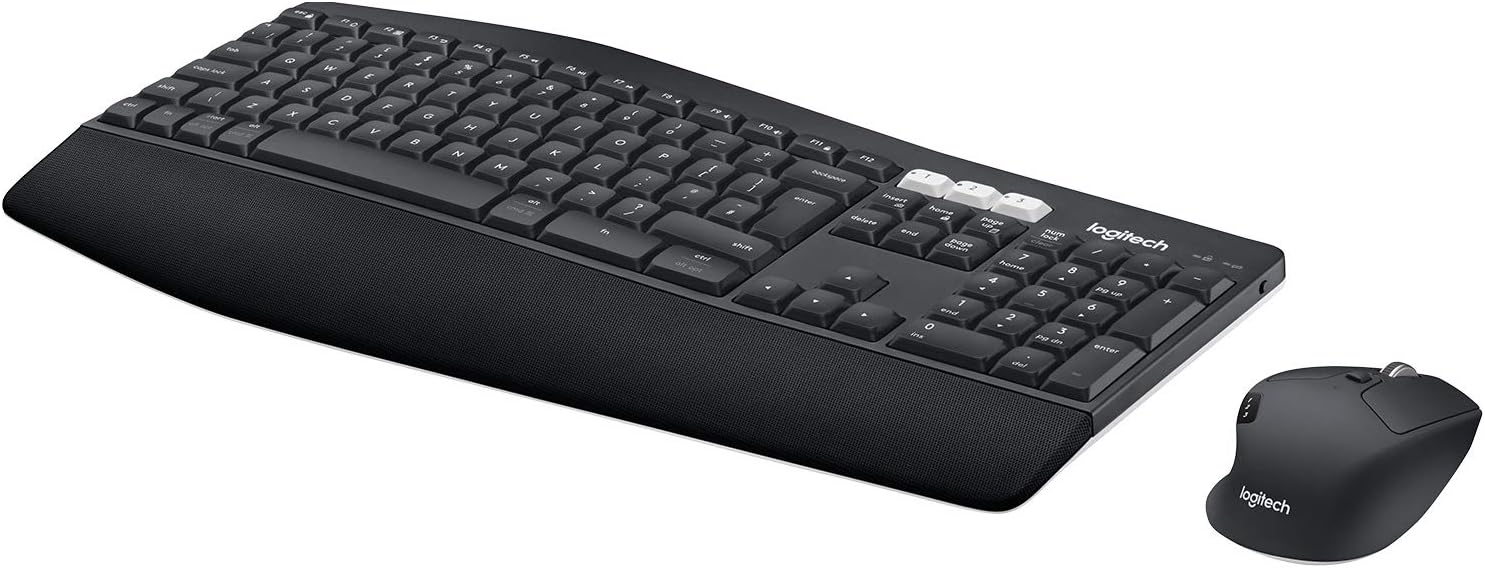 Logitech Mk850 Multi Device Wireless Keyboard and Mouse Combo | Color Black | Best Computer Accessories in Bahrain | Halabh