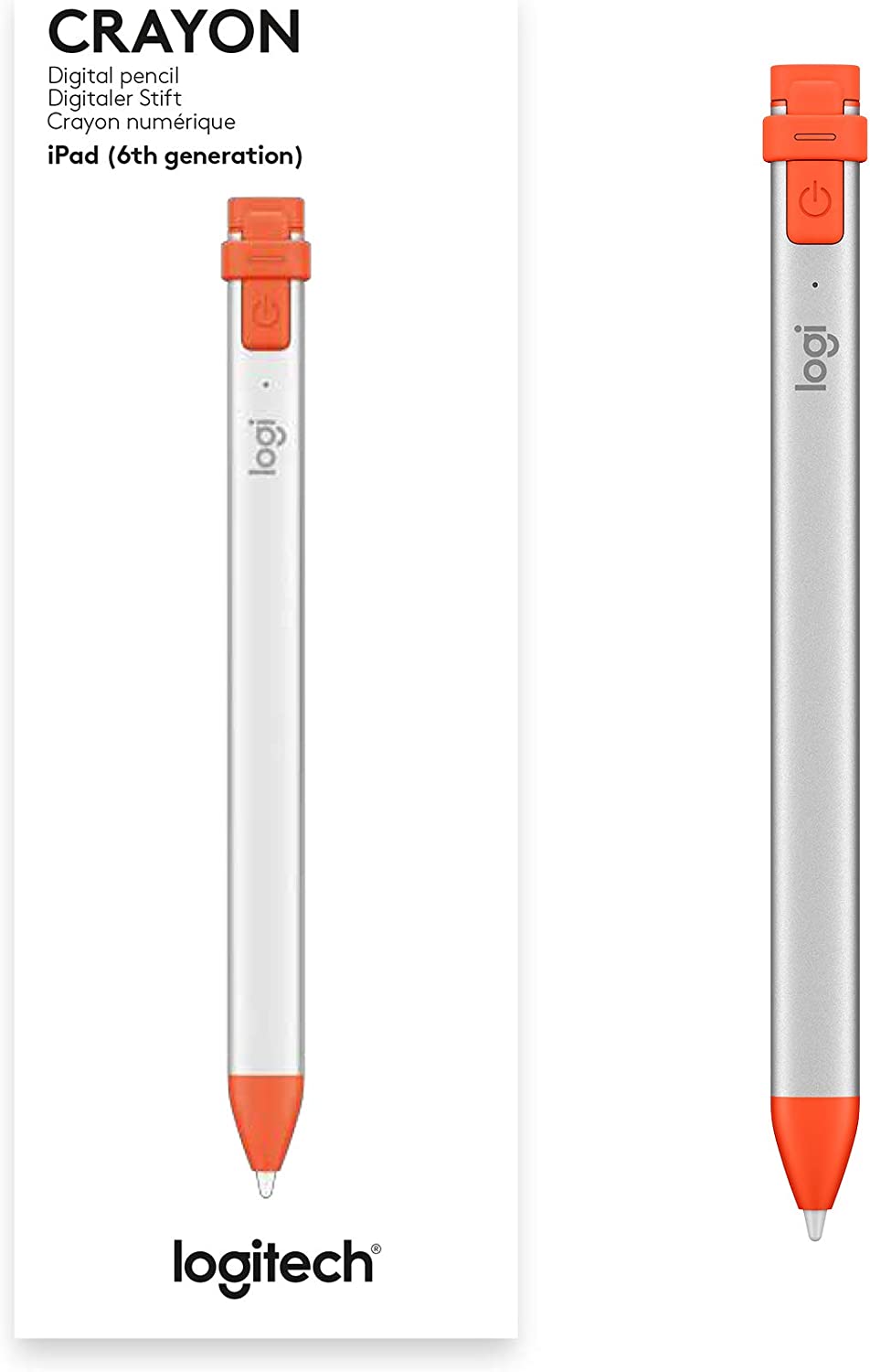 Logitech Stylus Pen Color | Orange and White | iPad Accessories in Bahrain | Halabh