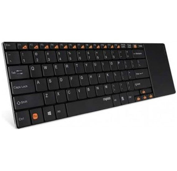 Rapoo Keyboard Ultra Slim Wireless with Touchpad | Color Black | Best Computer Accessories in Bahrain | Halabh