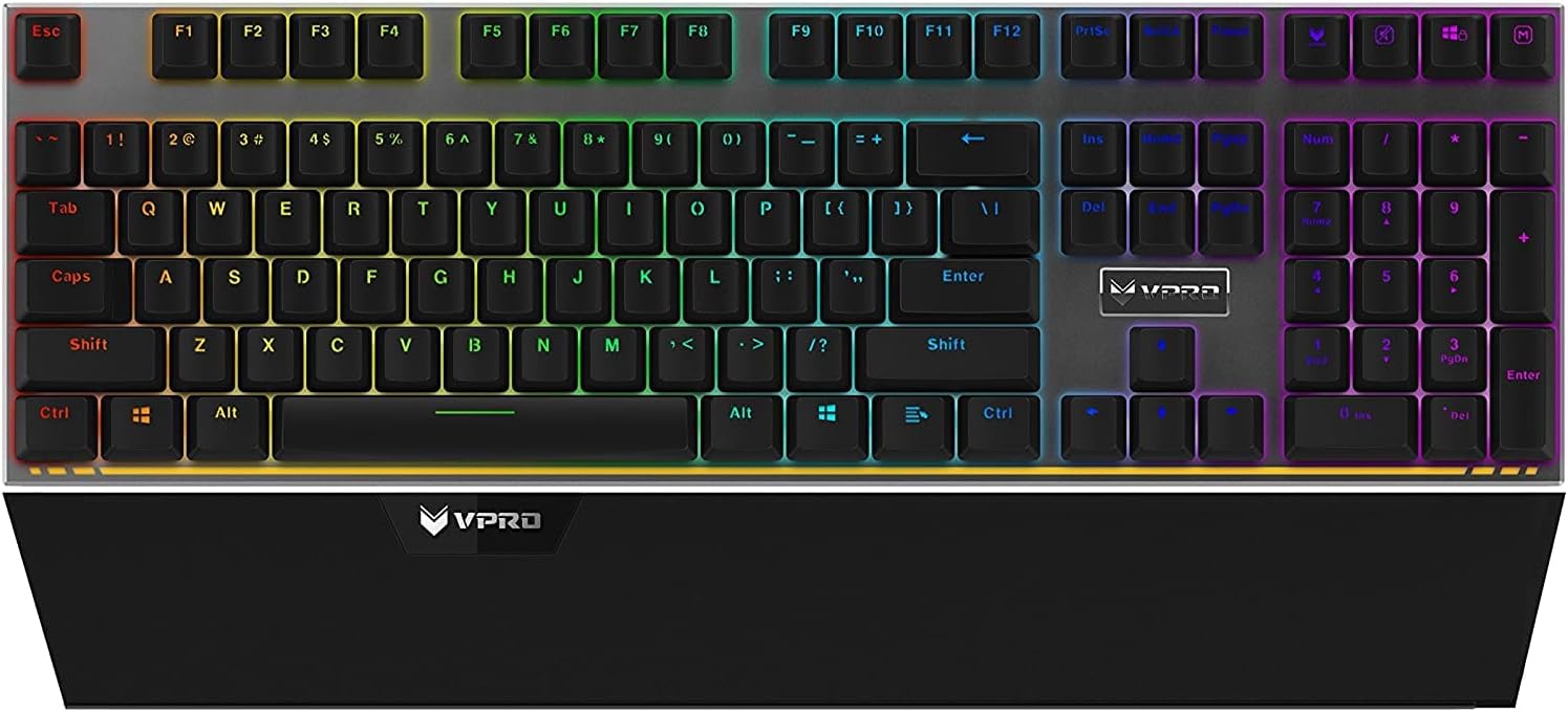 Rapoo Vpro USB Mechanical Wired Gaming Keyboard | Color Black | Best Gaming Accessories in Bahrain | Halabh