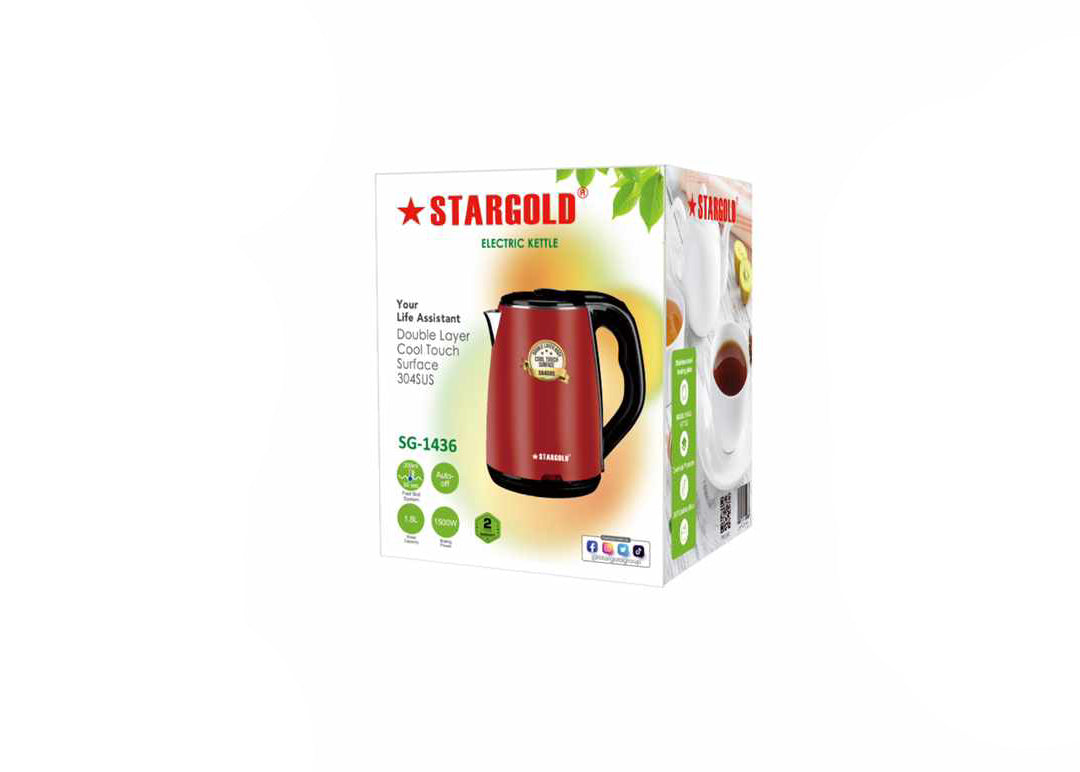 Star Gold 1.8L Precision Control Electric Kettle 1500W | Kitchen Appliances | Halabh.com