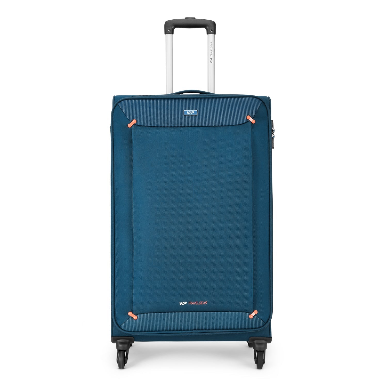 Vip Staple Plus 4 Wheel Soft Trolley | Luggage Travel Bag | Bag and Sleeves | Trolley Case | Halabh