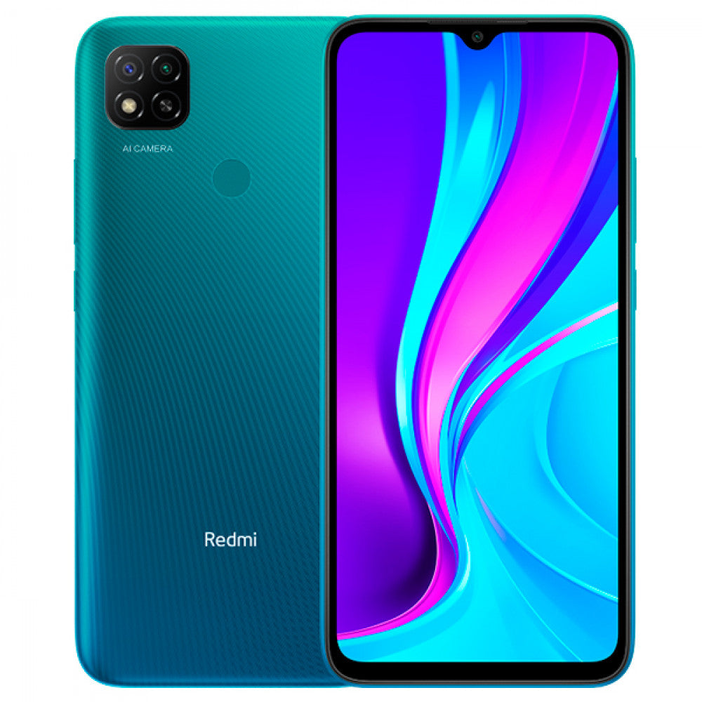Xiaomi Redmi 9C Mobile Phone | Smart Phones | Electronics | Color Aurora Green | 3gb Ram | 64gb Rom | Best Mobile Phones in Bahrain | Halabh.com