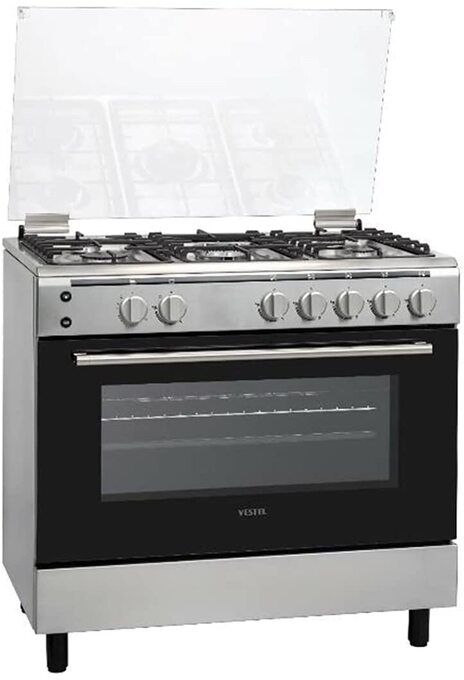 Vestel 5 Gas Burners Cooker | in Bahrain | Kitchen Appliance | Halabh.com