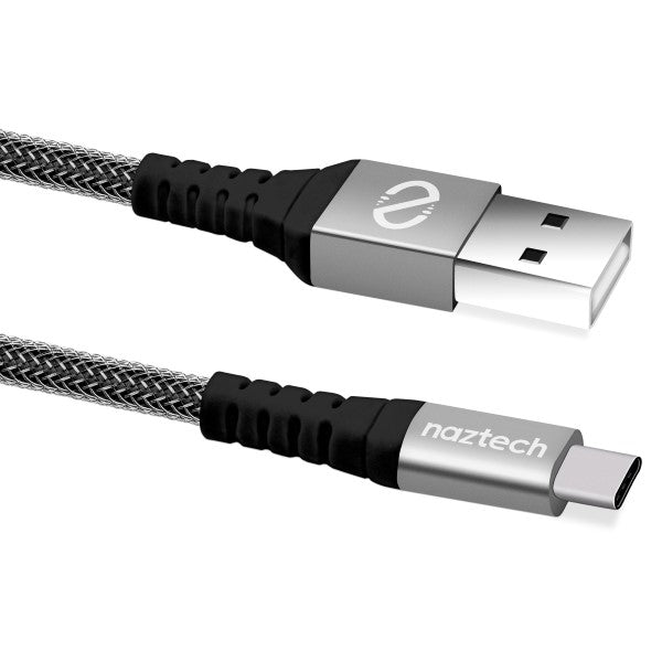 Naztech Micro Usb Charge Sync Braided Cable 4Ft Black