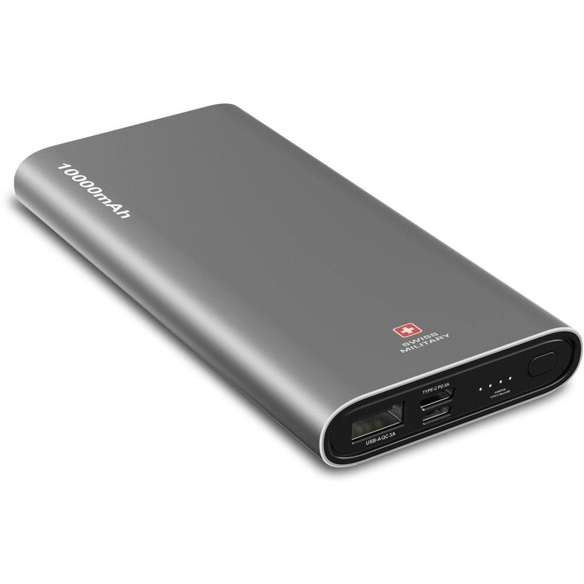 Swiss Military Power Bank 10000mAh Silver SM-PB-CD1-10K-SIL