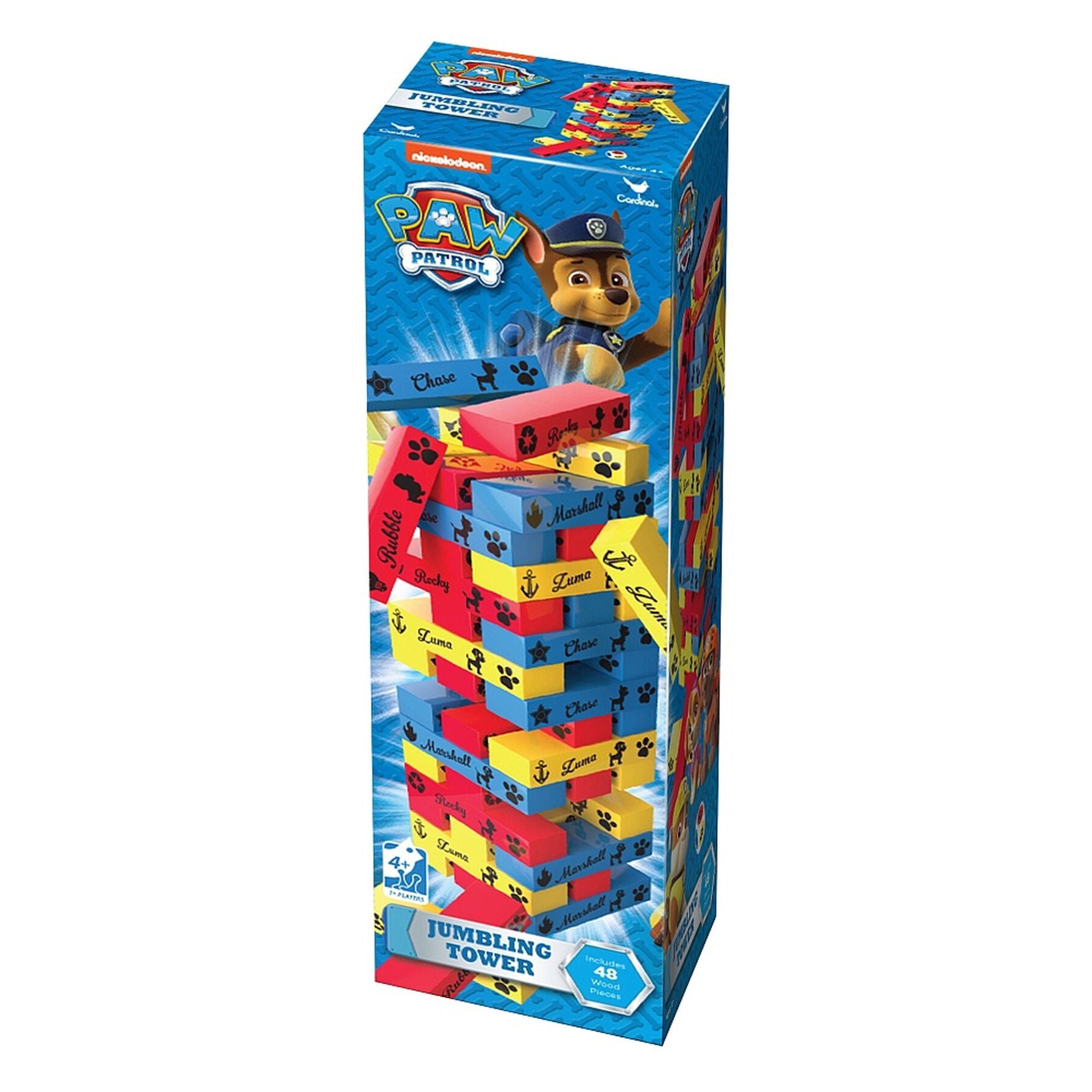 Paw Patrol Jenga Jumbling Tower Game (48 Pieces)