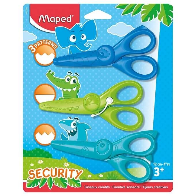 Maped Scissor 12CM Kiddi Craft Bls=3pcs MD-981727