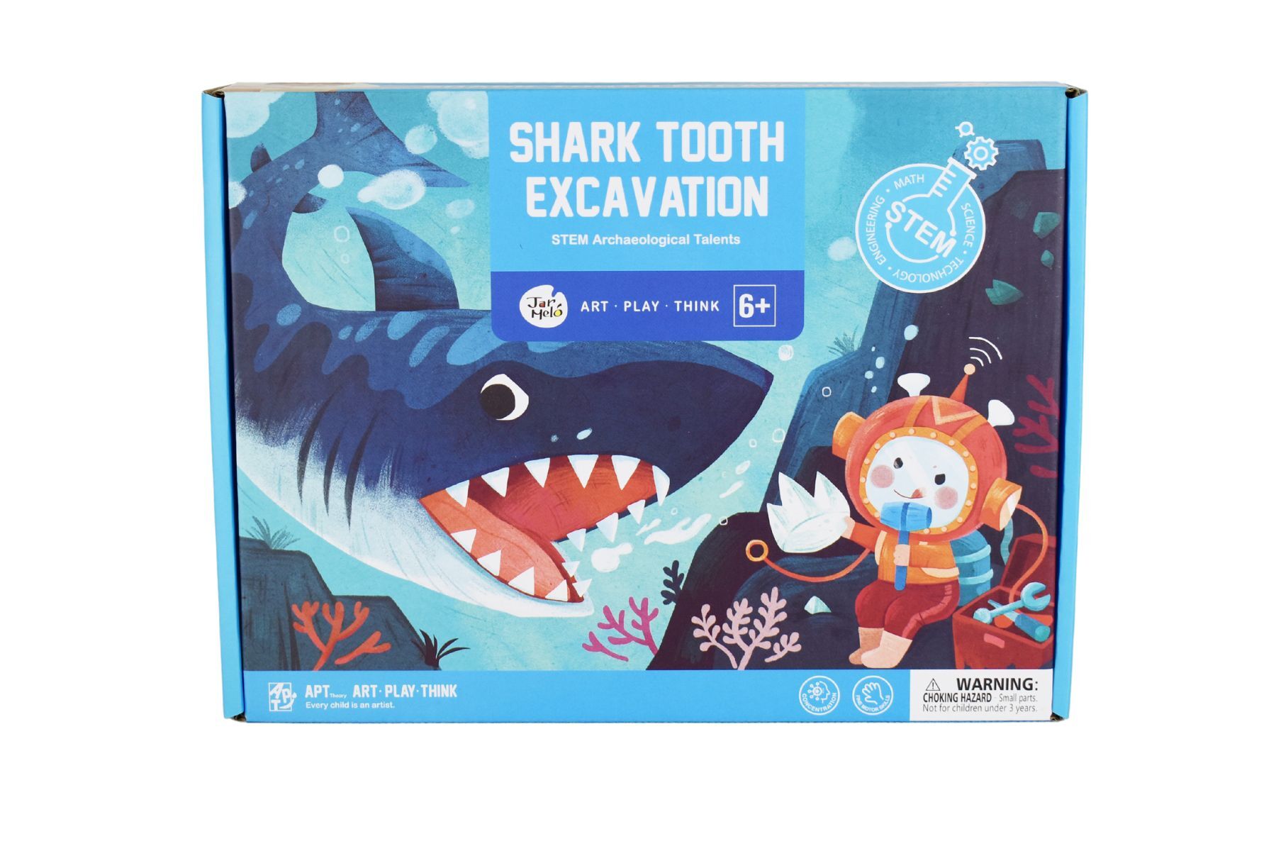 Jar Melo Fossils Excavation Kit Shark