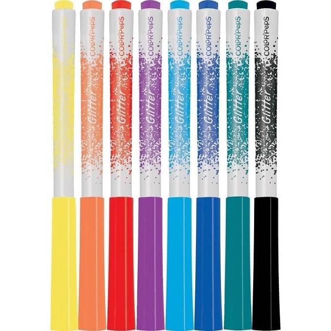 MAPED Color Peps Felt tip Glitter 8col  MD-845808