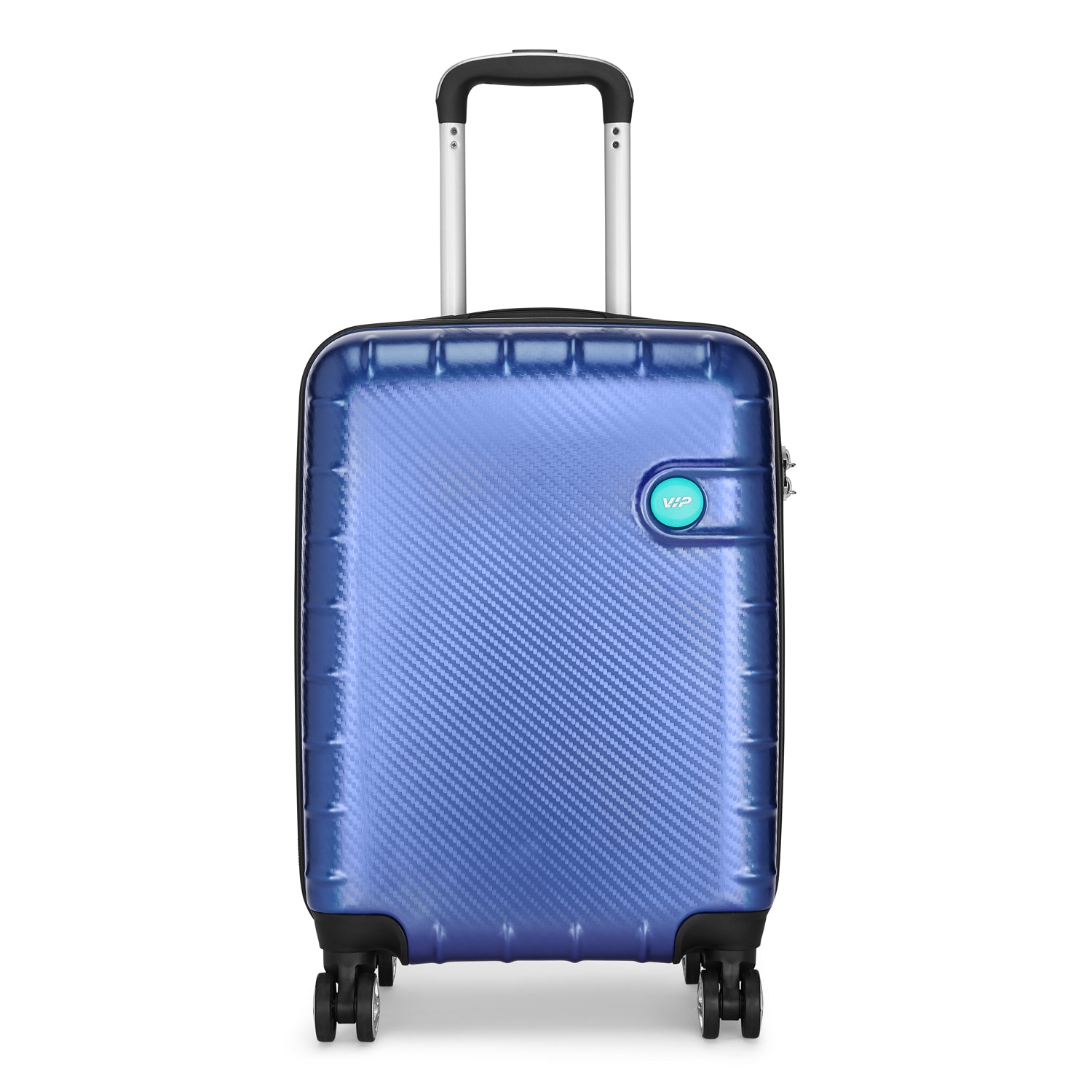 VIP Lisbon 55cm 4 Wheel Trolley Cabin Blue