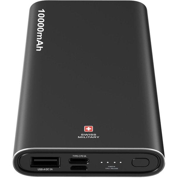 Swiss Military Power Bank 10000mAh Black SM-PB-CD1-10K-BLK