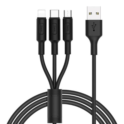 Hoco Cable 3 In 1 Black