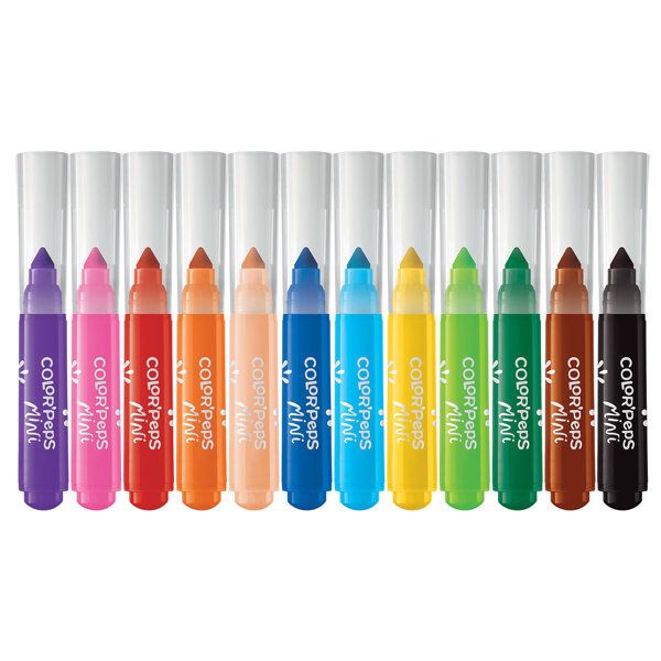 MAPED Color Peps Felt Tip Mini Jumbo 12col MD-846612