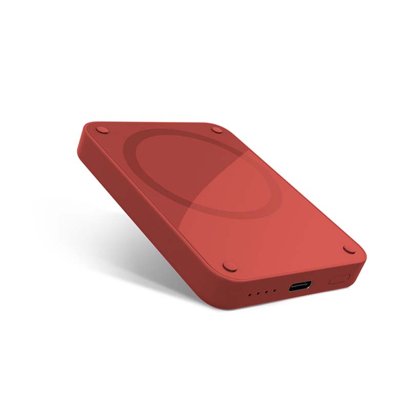 Epico 4200Mah Magnetic Wireless Power Bank Red