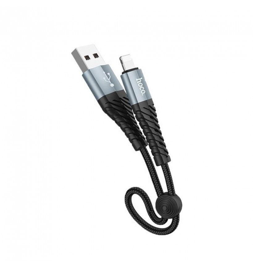 Hoco Cool Fast Charging Data Cable For Lightning Black
