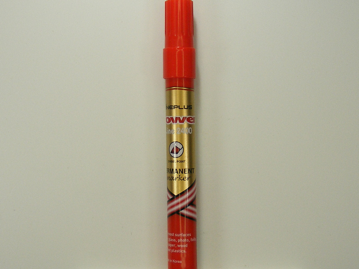 Lineplus Powerline 2400 Permanent Marker Red