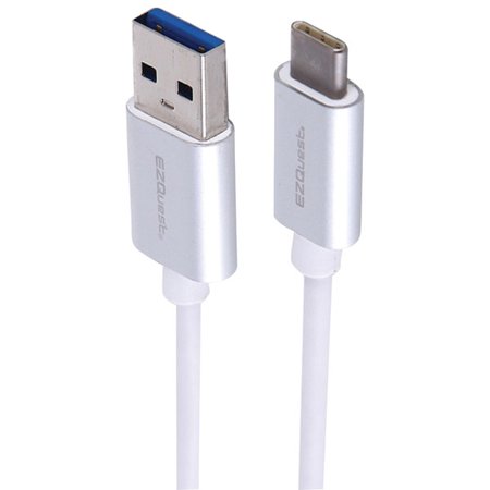Ezquest USB C Thunderbolt 3 To USB A  3.0 1 Meter Cable  White