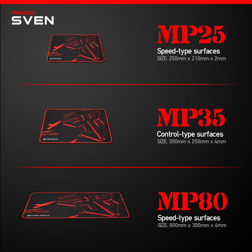 Fantech Mouse Pad Black - MP35