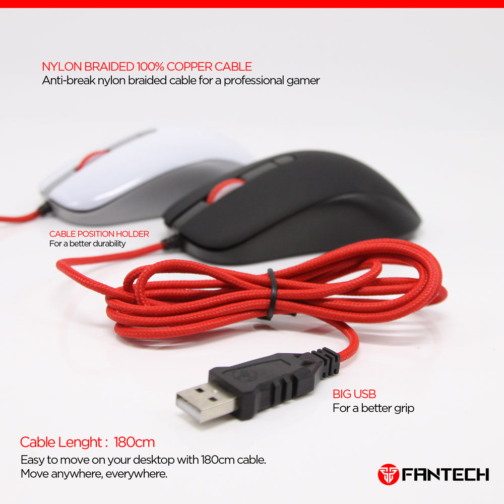 Fantech Rhasta USB Gaming Mouse Black - G10
