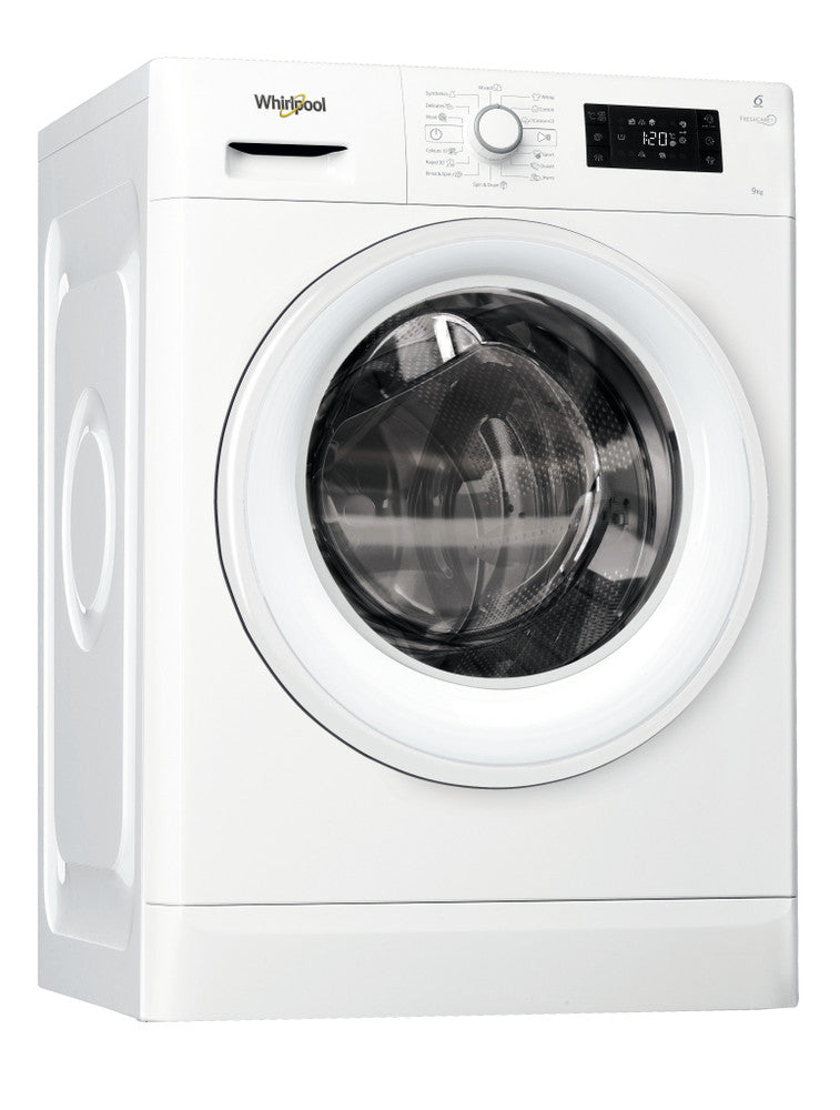 Whirlpool Freestanding Washing Machine 9kg FWG91284W GCC | in Bahrain | Halabh.com