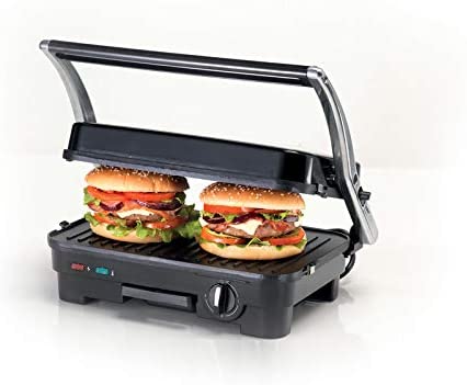 KENWOOD HEALTH GRILL 1800W METAL - HGM50.000SIv | in Bahrain | Halabh.com