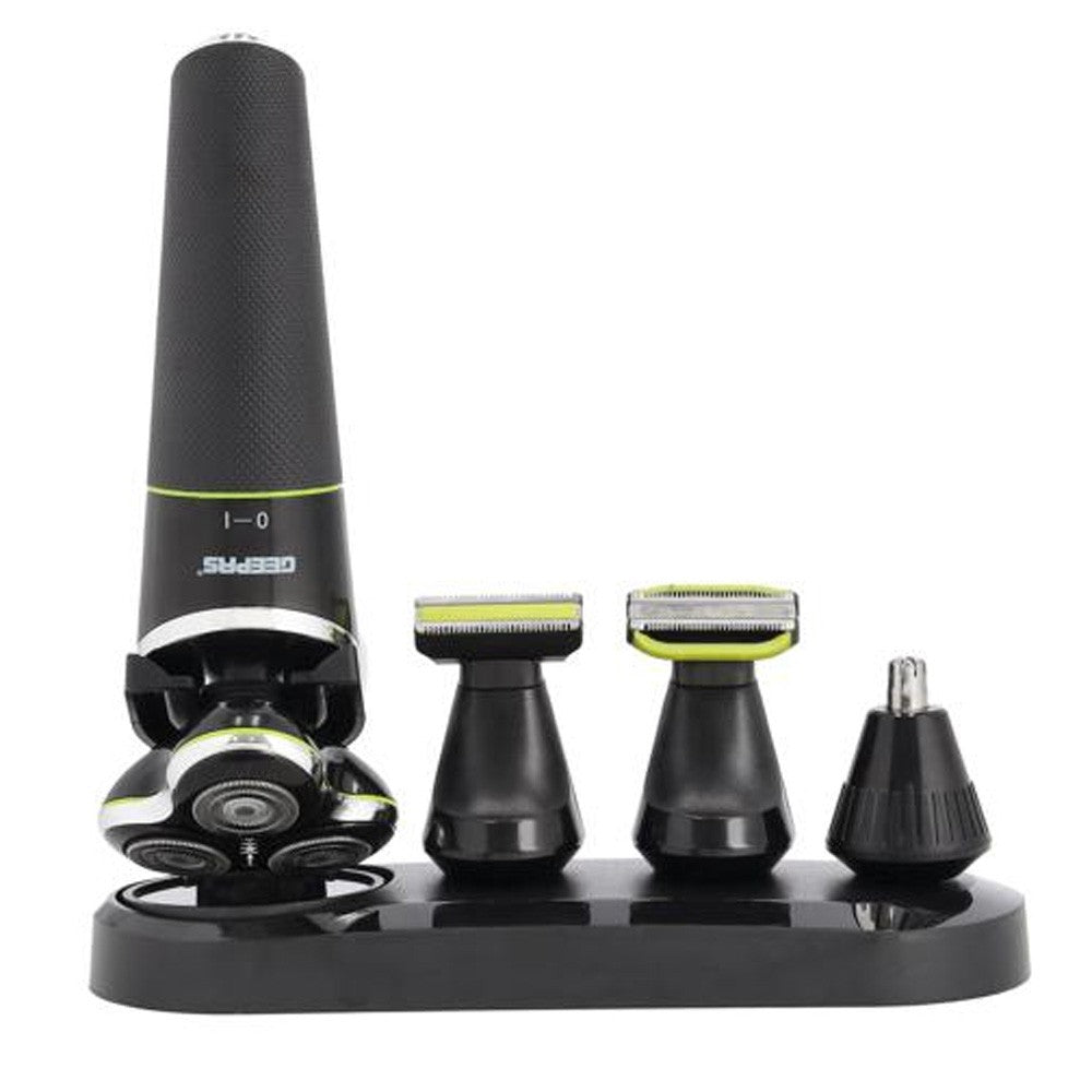 Geepas 5 In 1 Grooming Kit Cordless Black