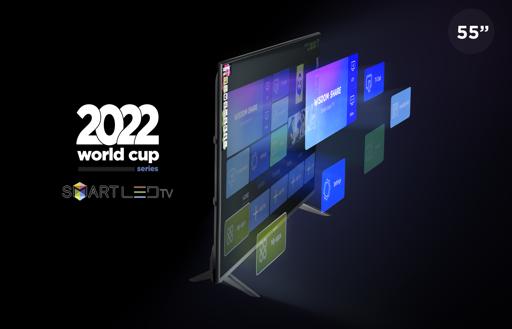 Geepas 55 Smart LED TV With Remote Control | in Bahrain | Halabh.com