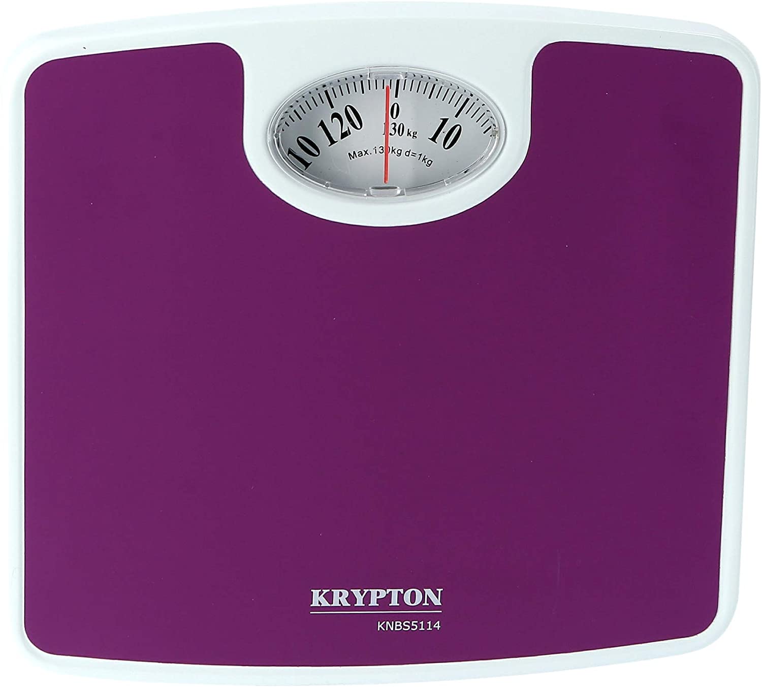 Krypton Mechanical Personal Body Weight Scale Purple