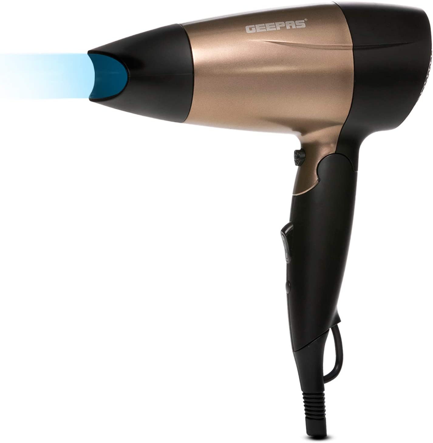 Geepas 1600 Watt Mini Hair Dryer With 2 Speed Control