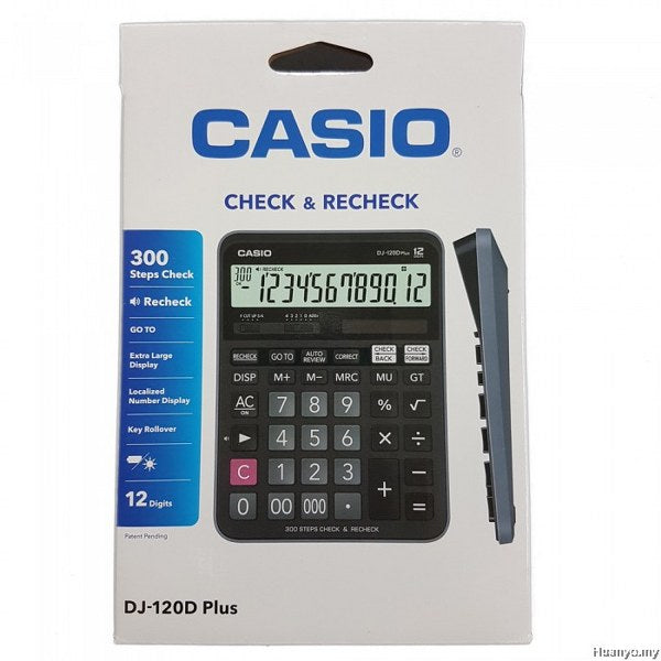 Casio Check & Correct Calculator Black