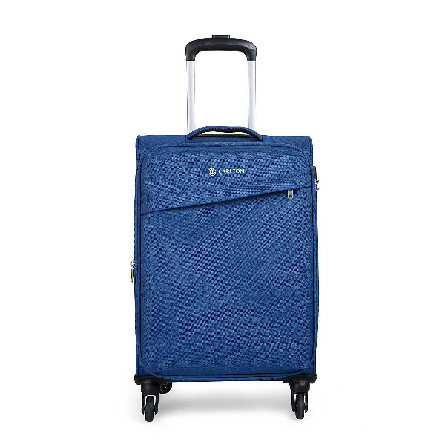 Carlton Lords 55cm 4 Wheel Spinner Cabin Trolley Case Blue