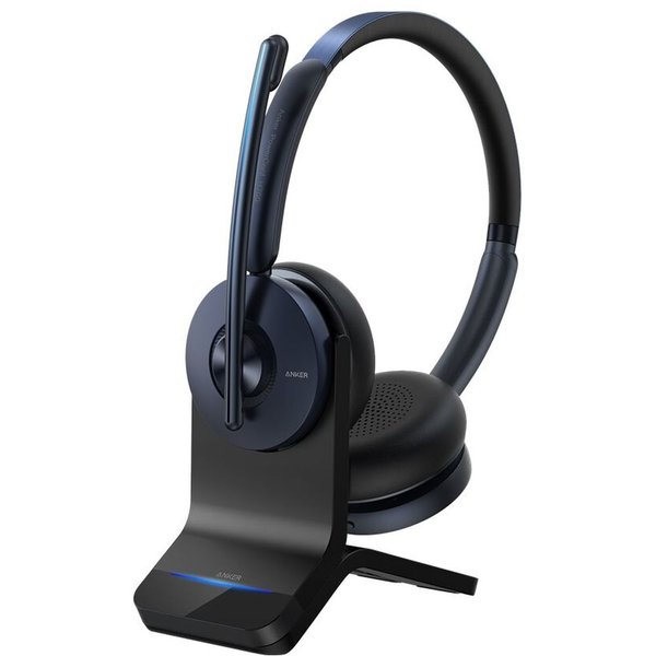 Anker Powerconf Wireless On Ear Headset Blue