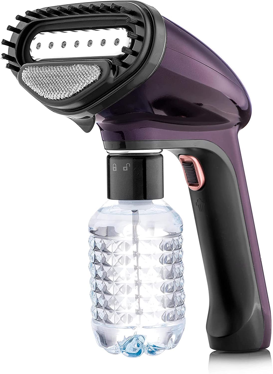 Black & Decker 1500W Handheld Handy Garment Steamer Purple | in Bahrain | Halabh