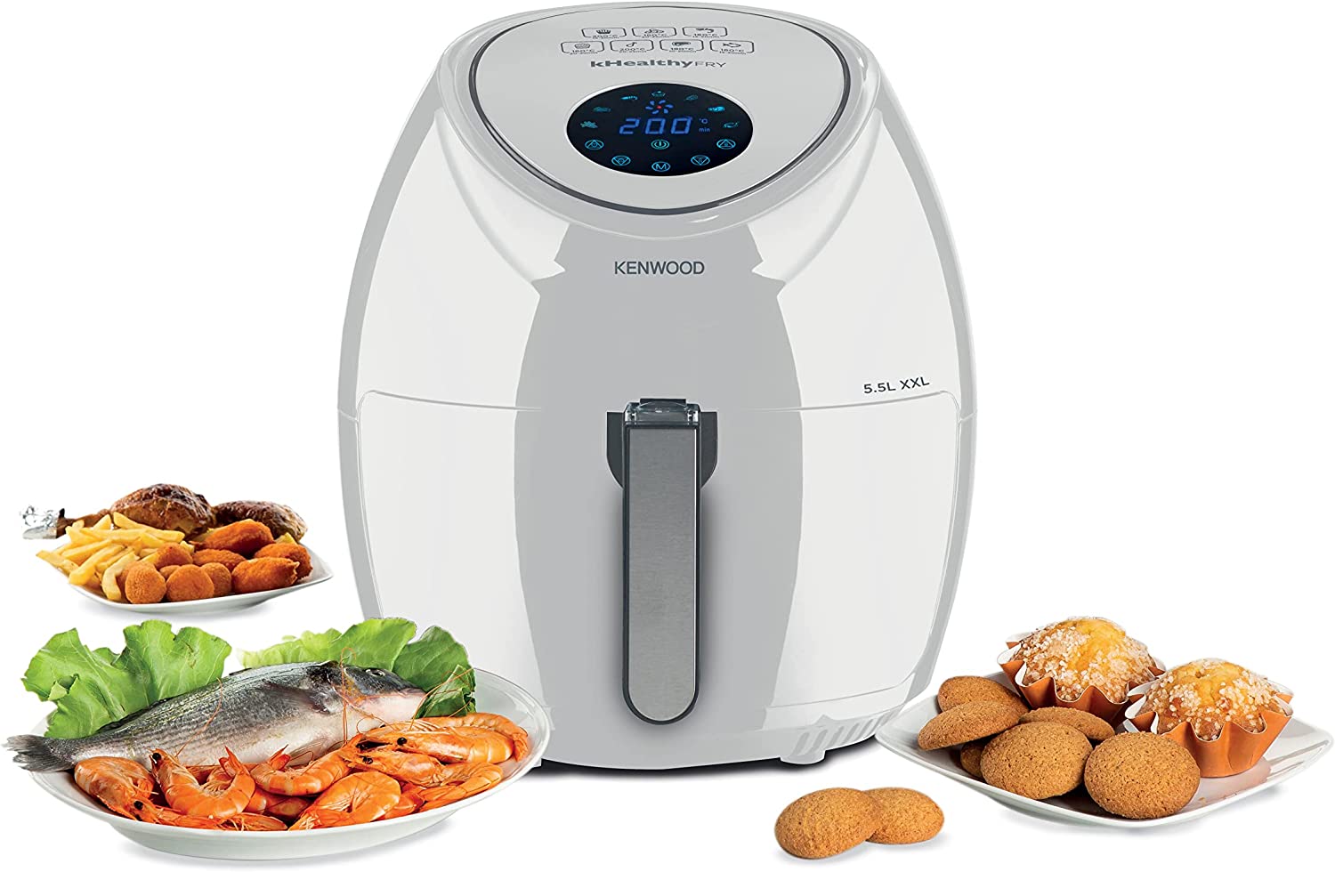 Kenwood Digital Air Fryer | Color White | Best Kitchen Appliances in Bahrain | Halabh